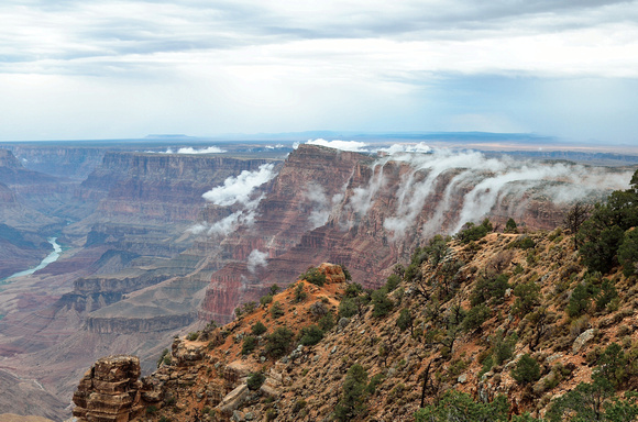 Cloud Waterfalls at the Grand Canyon